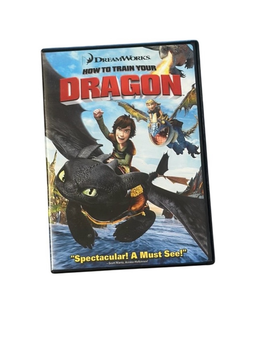 DreamWorks How to Train Your Dragon DVD – Black, Red, Blue